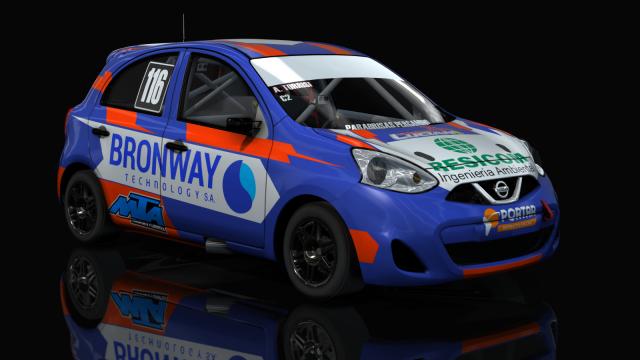 Nissan March TN C2 для Assetto Corsa