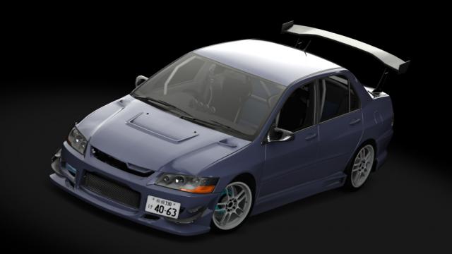 RBMS Mitsubishi Lancer Evolution VII (CT9A) for Assetto Corsa