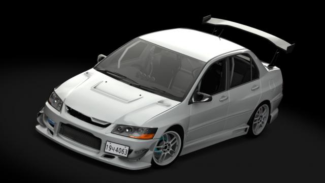 RBMS Mitsubishi Lancer Evolution VII (CT9A) for Assetto Corsa