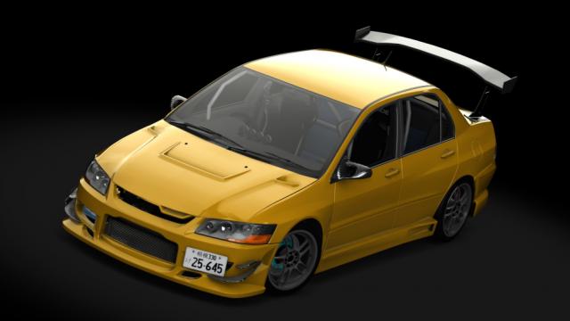 RBMS Mitsubishi Lancer Evolution VII (CT9A) for Assetto Corsa