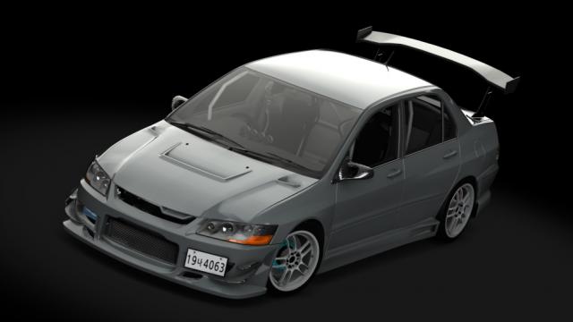 RBMS Mitsubishi Lancer Evolution VII (CT9A) for Assetto Corsa