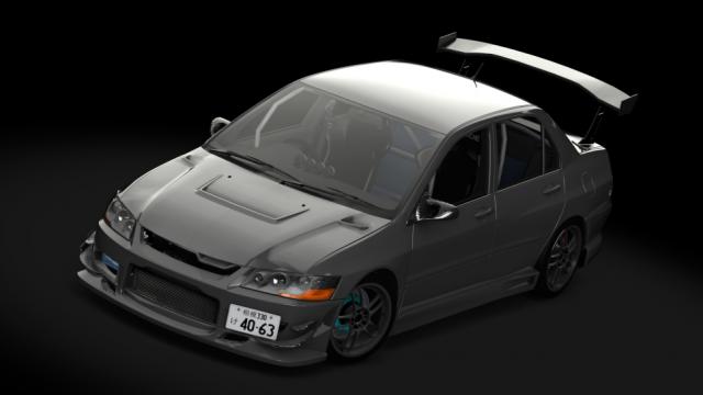 RBMS Mitsubishi Lancer Evolution VII (CT9A) for Assetto Corsa