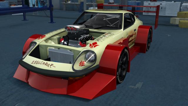 Nissan 240ZG Ultra Suuper Wide Fender for Assetto Corsa