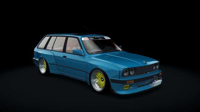 BMW 325I E30 Touring Rocket Bunny Pandem 1991 for Assetto Corsa