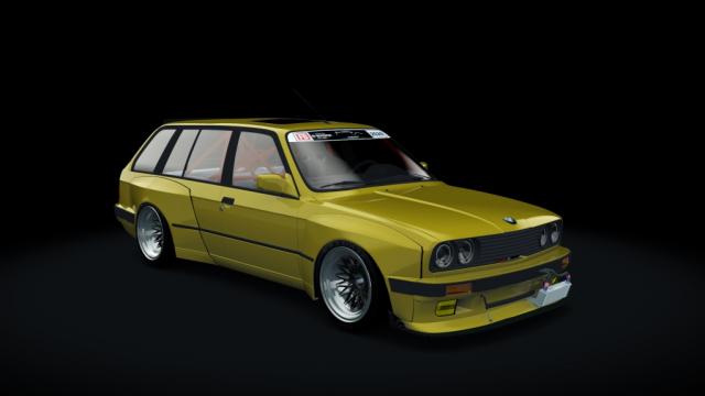 BMW 325I E30 Touring Rocket Bunny Pandem 1991 for Assetto Corsa