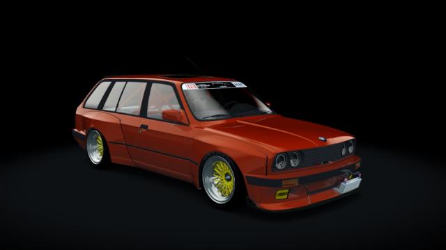 BMW 325I E30 Touring Rocket Bunny Pandem 1991 for Assetto Corsa