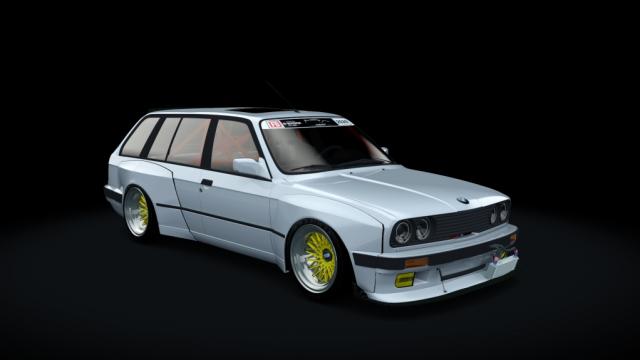 BMW 325I E30 Touring Rocket Bunny Pandem 1991 for Assetto Corsa