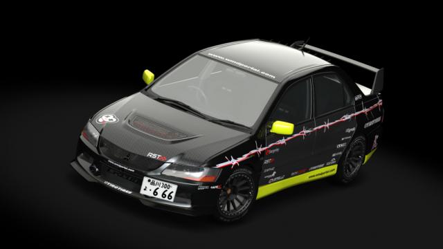 Mitsubishi Evo IX Straight Piped | Redd Tuned for Assetto Corsa