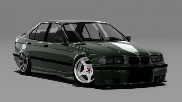 BMW E36 Sedan Team Effort for Assetto Corsa