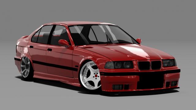 BMW E36 Sedan Team Effort for Assetto Corsa