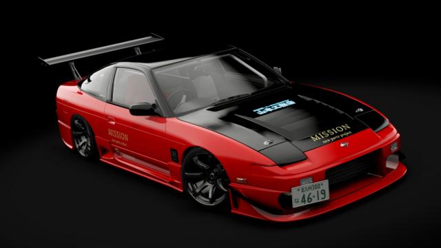 Nissan 180SX Type-X mission type ii for Assetto Corsa