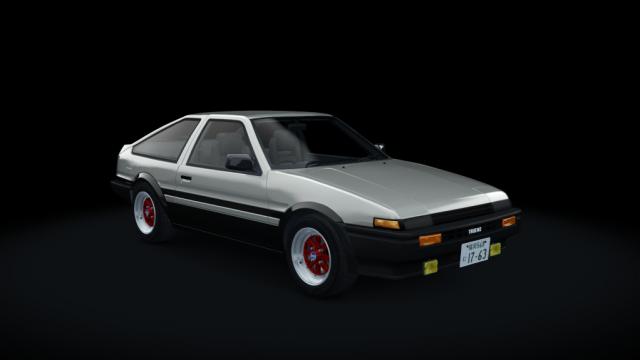 Touge Workshhop Toyota Sprinter Trueno Ae86 Redsun Spec for Assetto Corsa