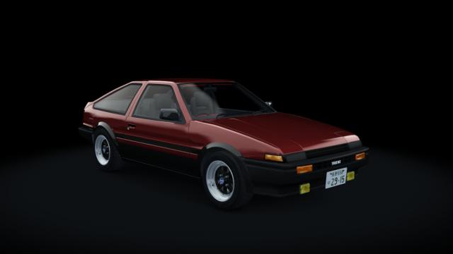 Touge Workshhop Toyota Sprinter Trueno Ae86 Redsun Spec for Assetto Corsa