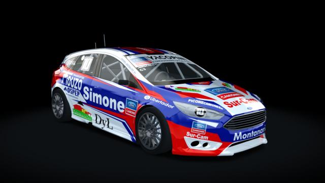 Ford Focus TN Class 3 2018 for Assetto Corsa