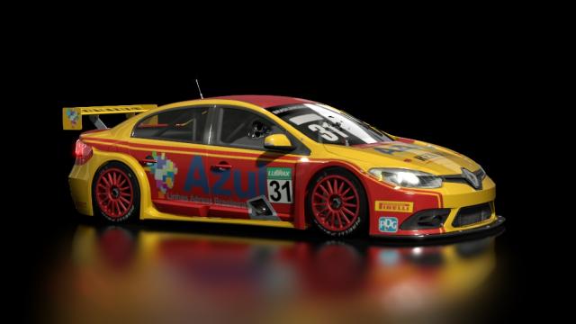 Renault Fluence Copa Petrobras Marcas для Assetto Corsa