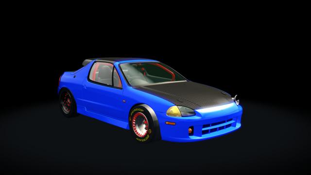 H1 Drag Honda Del Sol для Assetto Corsa