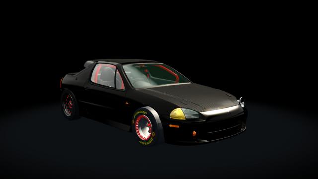 H1 Drag Honda Del Sol для Assetto Corsa
