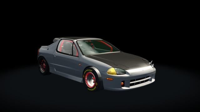 H1 Drag Honda Del Sol для Assetto Corsa