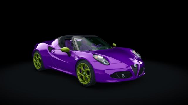 Alfa Romeo 4C Spider for Assetto Corsa