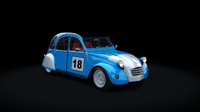 Citroen 2cv 70 race hellie for Assetto Corsa