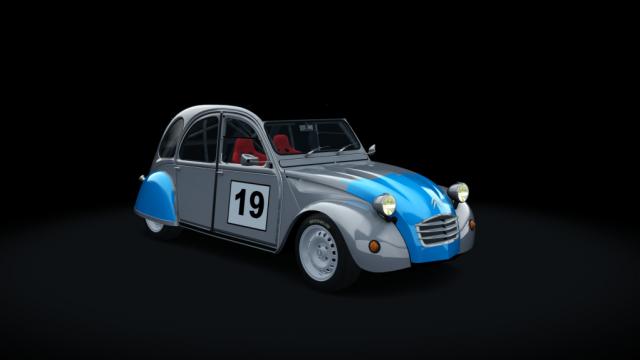 Citroen 2cv 70 race hellie for Assetto Corsa