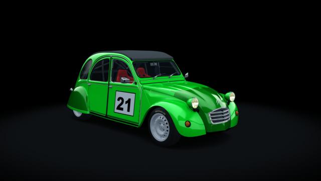 Citroen 2cv 70 race hellie for Assetto Corsa