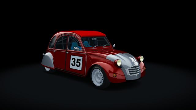 Citroen 2cv 70 race hellie for Assetto Corsa