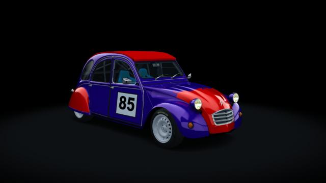 Citroen 2cv 70 race hellie for Assetto Corsa