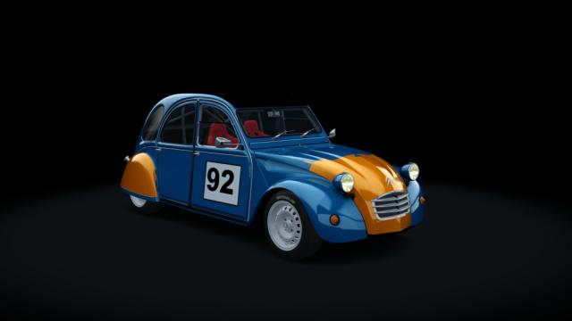 Citroen 2cv 70 race hellie for Assetto Corsa