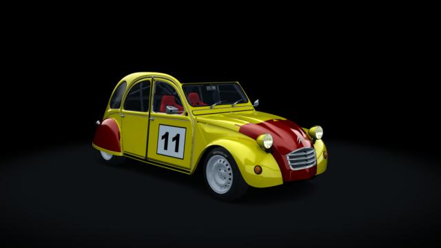 Citroen 2cv 70 race hellie for Assetto Corsa