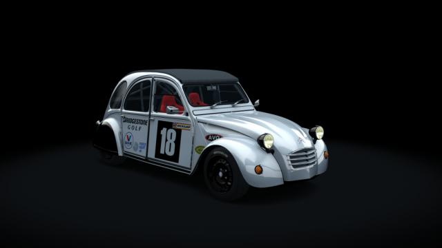 Citroen 2cv 70 race hellie for Assetto Corsa