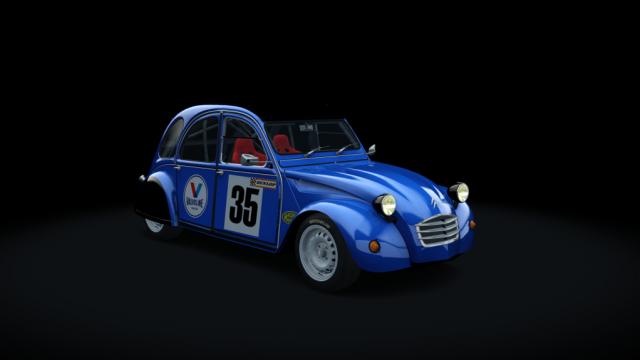 Citroen 2cv 70 race hellie for Assetto Corsa