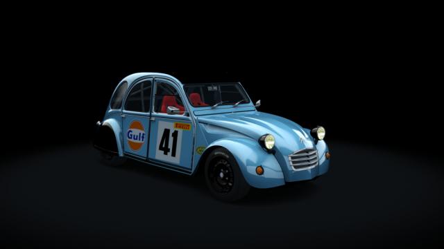 Citroen 2cv 70 race hellie for Assetto Corsa