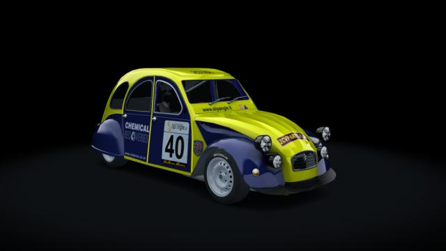 Citroen 2cv racing for Assetto Corsa