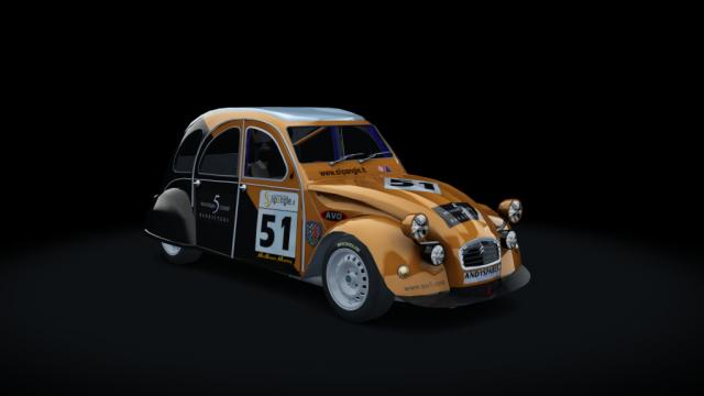 Citroen 2cv racing for Assetto Corsa