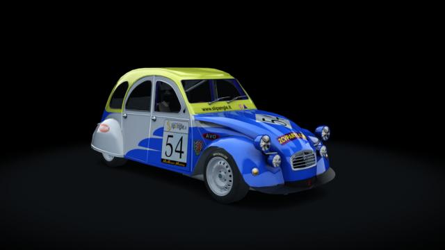 Citroen 2cv racing for Assetto Corsa