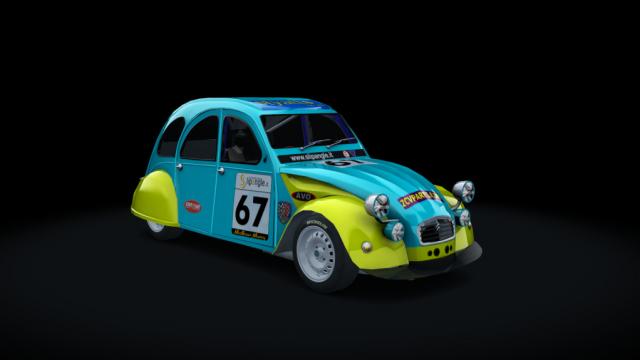 Citroen 2cv racing for Assetto Corsa