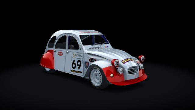 Citroen 2cv racing for Assetto Corsa