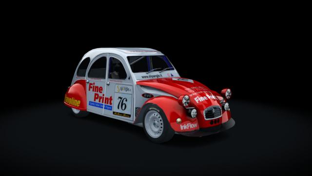 Citroen 2cv racing for Assetto Corsa