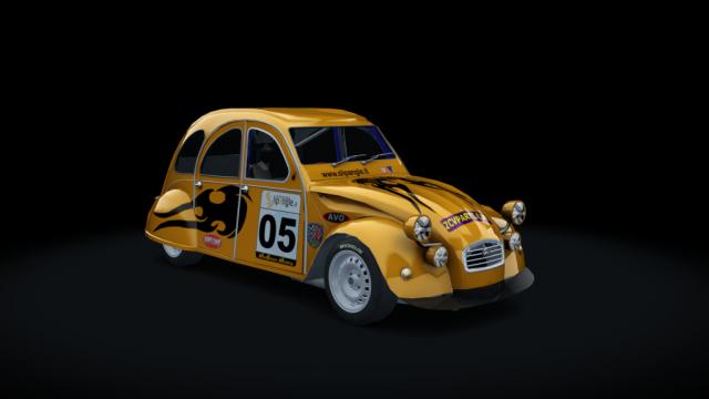 Citroen 2cv racing for Assetto Corsa