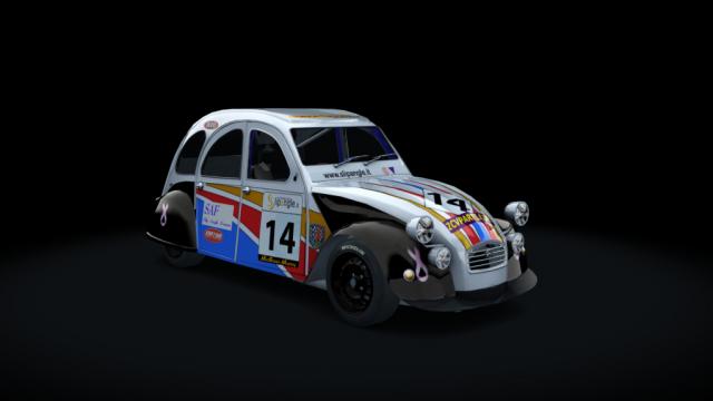 Citroen 2cv racing for Assetto Corsa