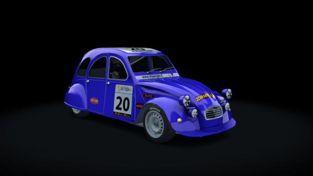 Citroen 2cv racing for Assetto Corsa