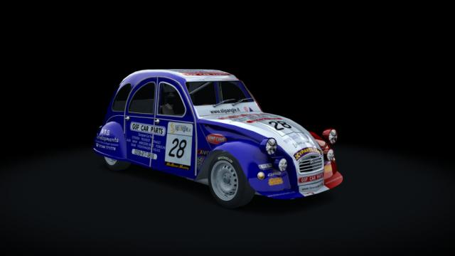 Citroen 2cv racing for Assetto Corsa