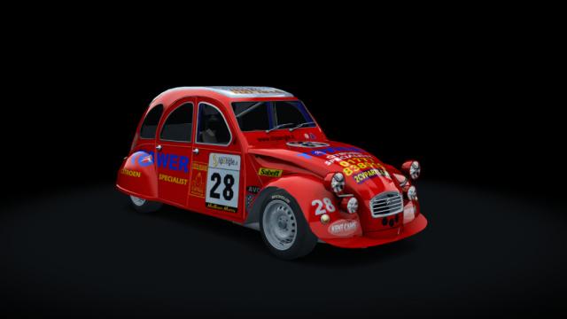 Citroen 2cv racing for Assetto Corsa