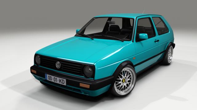 Volkswagen Golf Mk2 GTD Swap 1.9TDi 110HP for Assetto Corsa