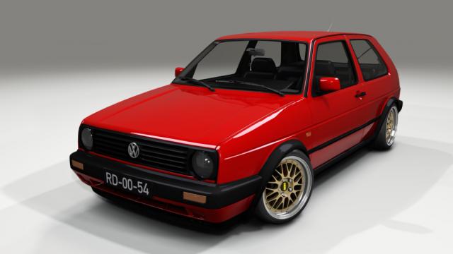 Volkswagen Golf Mk2 GTD Swap 1.9TDi 110HP for Assetto Corsa