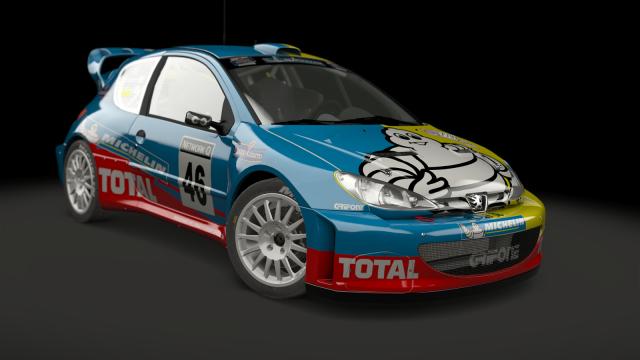 Peugeot 206 WRC for Assetto Corsa