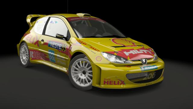 Peugeot 206 WRC for Assetto Corsa