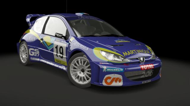 Peugeot 206 WRC for Assetto Corsa