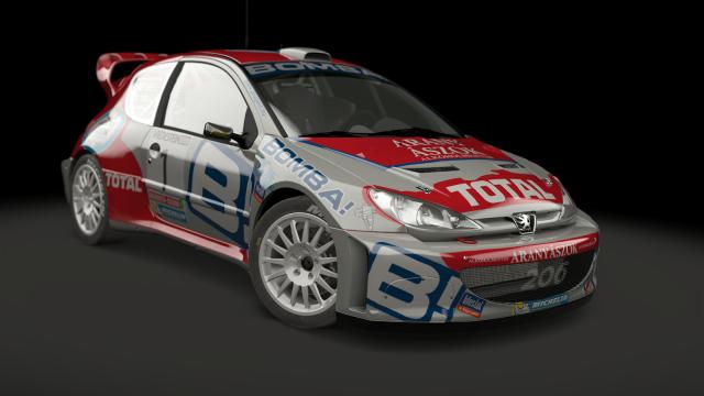 Peugeot 206 WRC for Assetto Corsa